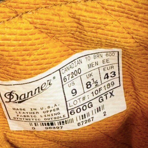 Size 9 Danner leather work boots - Picture 7 of 9